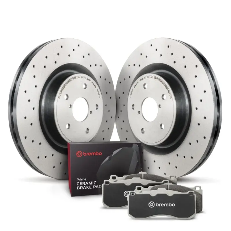 Brembo Oe 91-92 Bmw 318I/1991 318Is/90-93 325I/90-91 325Is/325Ix Front Disc Brake Kit 1