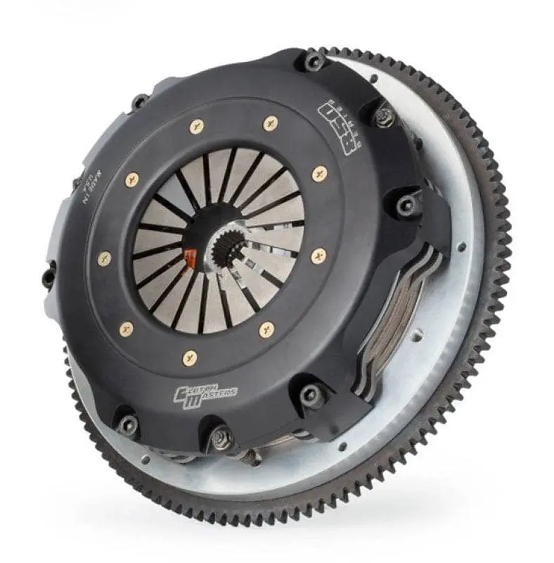 Clutch Masters 01-05 Porsche 996 3.6L Turbo Race Twin Disc Clutch Kit W/ Steel Flywheel 1