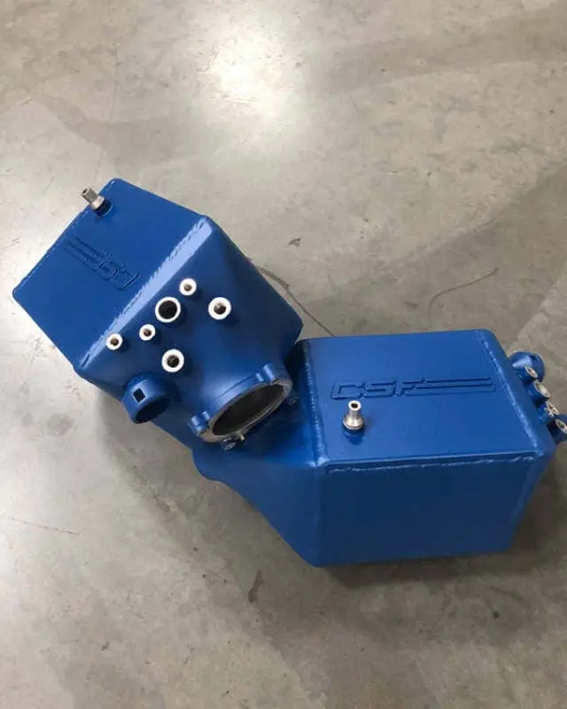 Csf 12-16 Bmw M5 (F10) / 12-18 Bmw M6 (F06/F12/F13) Twin Charge-Air-Cooler Set - Caliper Blue Matte 1