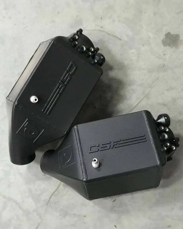 Csf 12-16 Bmw M5 (F10) / 12-18 Bmw M6 (F06/F12/F13) Twin Charge-Air-Cooler Set - Thermal Black 1