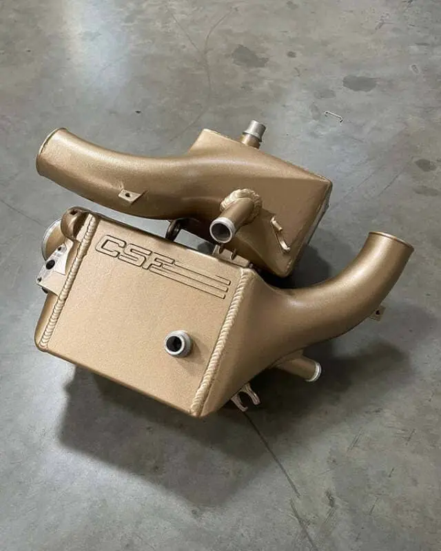 Csf 16-21 Bmw M5 (F90) / 17-21 Bmw M8 (F91/F92/F93) Twin Charge-Air-Cooler Set - Bismark Gold 1