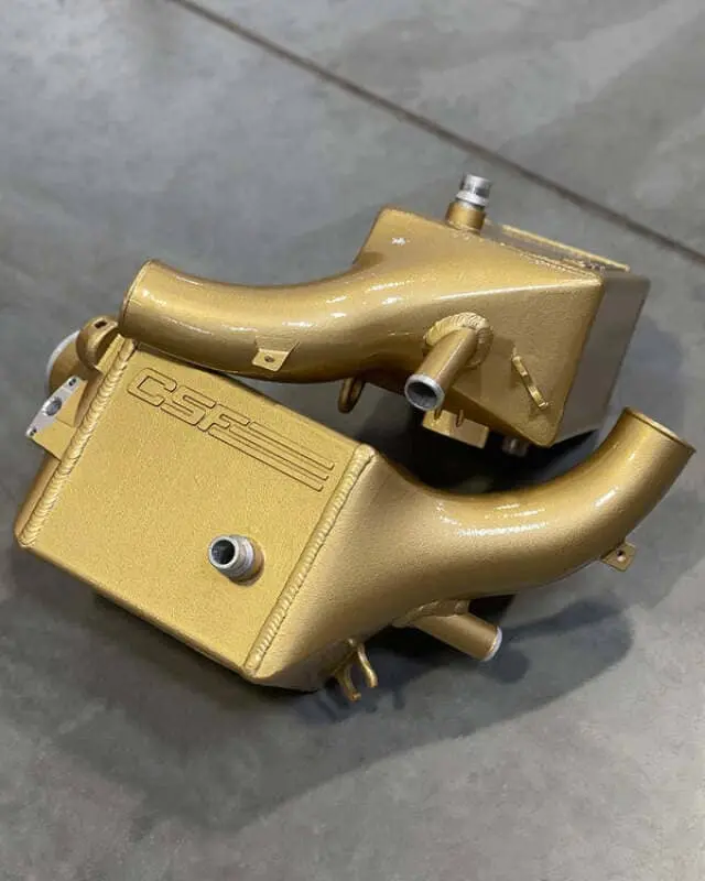 Csf 16-21 Bmw M5 (F90) / 17-21 Bmw M8 (F91/F92/F93) Twin Charge-Air-Cooler Set - Carbon Gold Matte 1