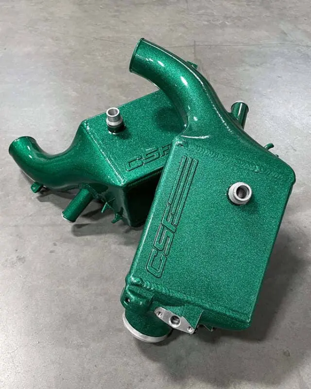 Csf 16-21 Bmw M5 (F90) / 17-21 Bmw M8 (F91/F92/F93) Twin Charge-Air-Cooler Set - Isle Of Man Green 1