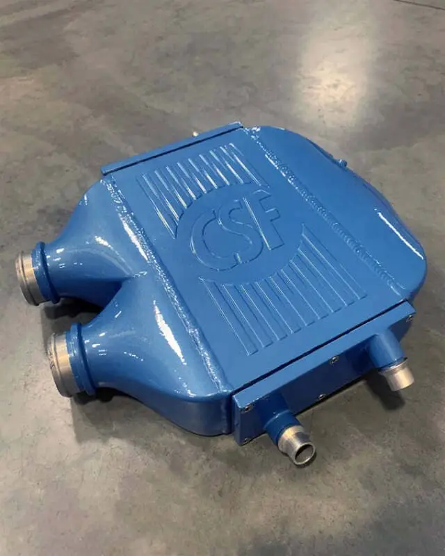 Csf 2014+ Bmw M3/M4 (F8x) Top Mount Charge-Air-Cooler - Yas Marina Blue 1