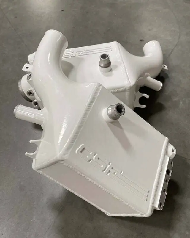 Csf 2025+ Bmw G90 M5 / G99 M5 Touring Charge Air Cooler - Alpine White 1