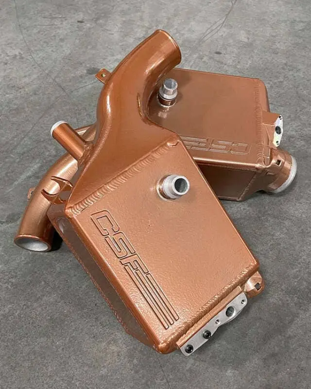 Csf 2025+ Bmw G90 M5 / G99 M5 Touring Charge Air Cooler - Vintage Rose Gold 1