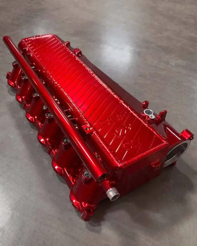 Csf Bmw Gen 1 B58 Charge-Air-Cooler Manifold - Candy Apple Red 1