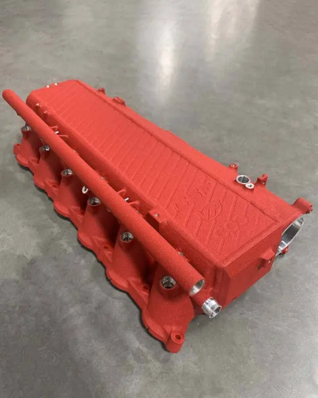 Csf Bmw Gen 1 B58 Charge-Air-Cooler Manifold - Crinkle Red 1