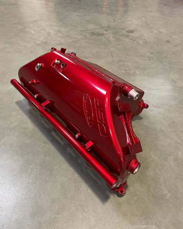 Csf Bmw M2/M3/M4 S58 (G8x) Charge-Air Cooler Manifold - Candy Apple Red 1