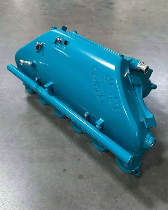 Csf Bmw M2/M3/M4 S58 (G8x) Charge-Air Cooler Manifold - Miami Blue 1