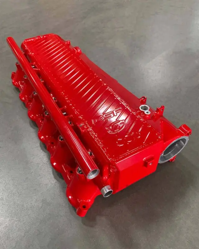 Csf Toyota A90/A91 Supra/ Bmw G-Series B58 Charge-Air Cooler Manifold - Fire Engine Red 1