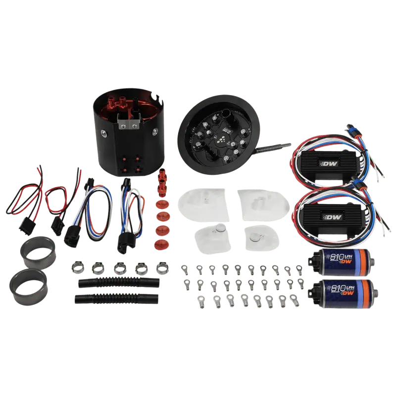 Deatschwerks 06-13 Bmw E9x/E8x X2 Dual Pump Module W/ Dual Dw810 Brushless Fuel Pumps 1