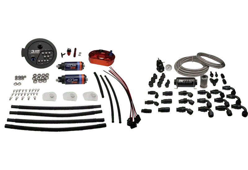 Deatschwerks A90/91 Supra/G8x Bmw M3/M4 Fuel Pump Module W/ Dual Dw420 Pumps And Ptfe Return 1
