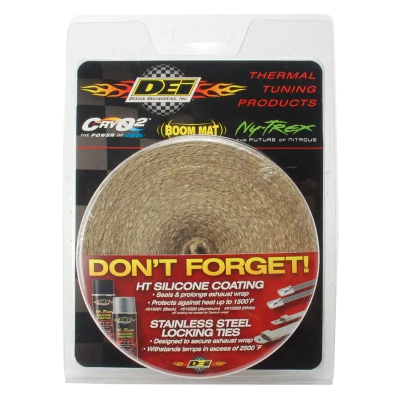 Dei Exhaust Wrap 2In X 25Ft - Tan 1