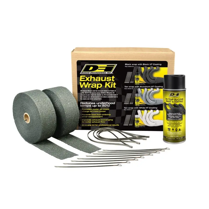 Dei Kit - Black Wrap & Black Ht Silicone Coating (Aerosol) 1