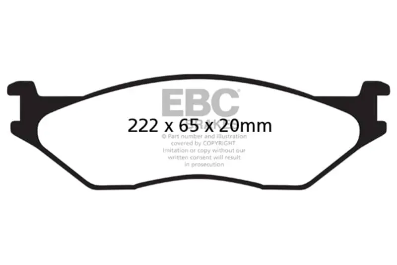 Ebc 02-05 Ford Econoline E550 Greenstuff Front Brake Pads 1