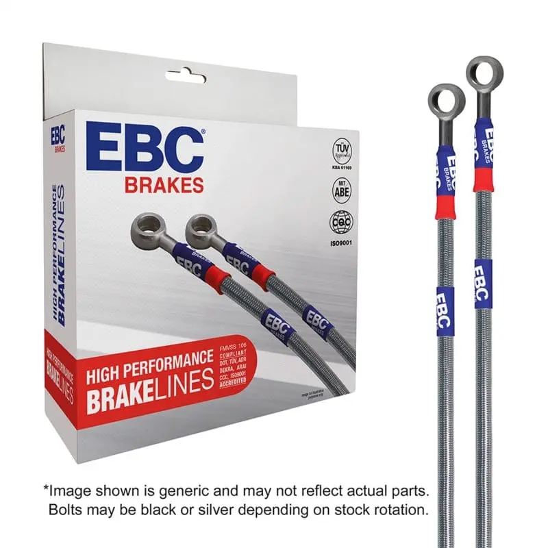 Ebc 98-01 Bmw 323 2.3L Stainless Steel Brake Line Kit 1
