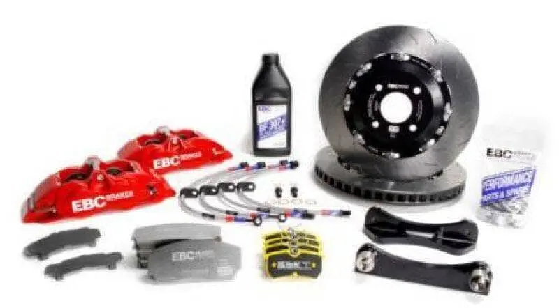 Ebc Racing 06-18 Bmw X5 (E70/F15) Red Apollo-6 Calipers 380Mm Rotors Front Big Brake Kit 1