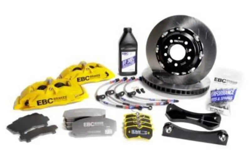 Ebc Racing 11-17 Suzuki Swift 1.6L Yellow Apollo-4 Calipers 330Mm Rotors Front Big Brake Kit 1