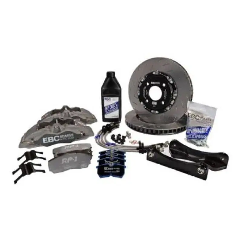 Ebc Racing 18-24 Tesla Model 3 Awd Dual Motor Anodized Apollo-6 380Mm Rotors Front Big Brake Kit 1