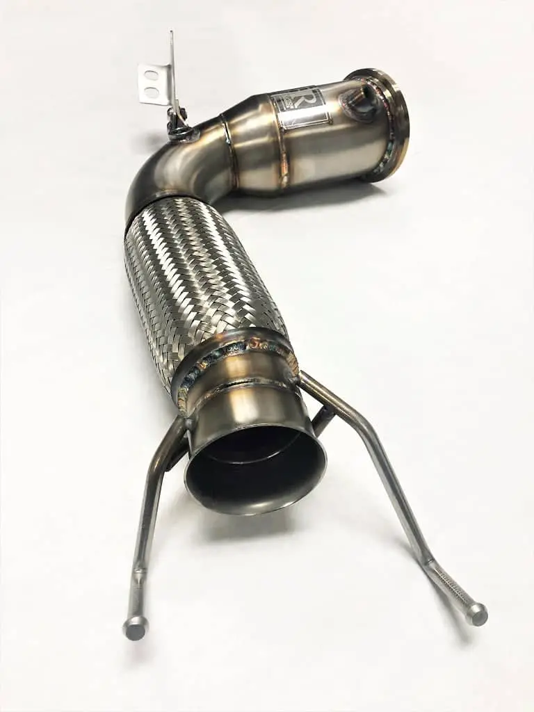 Competition Series 4" Catless Downpipe For The 2015+ Mini Cooper S, Clubman, Cabrio And Countryman Us Spec (4 Cylinder) Engine 1