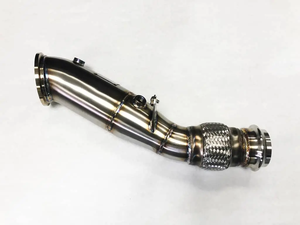 Competition Series 4" Catless Downpipe For The 2021+ Toyota Supra 2.0 B46 Us Spec Engine 1