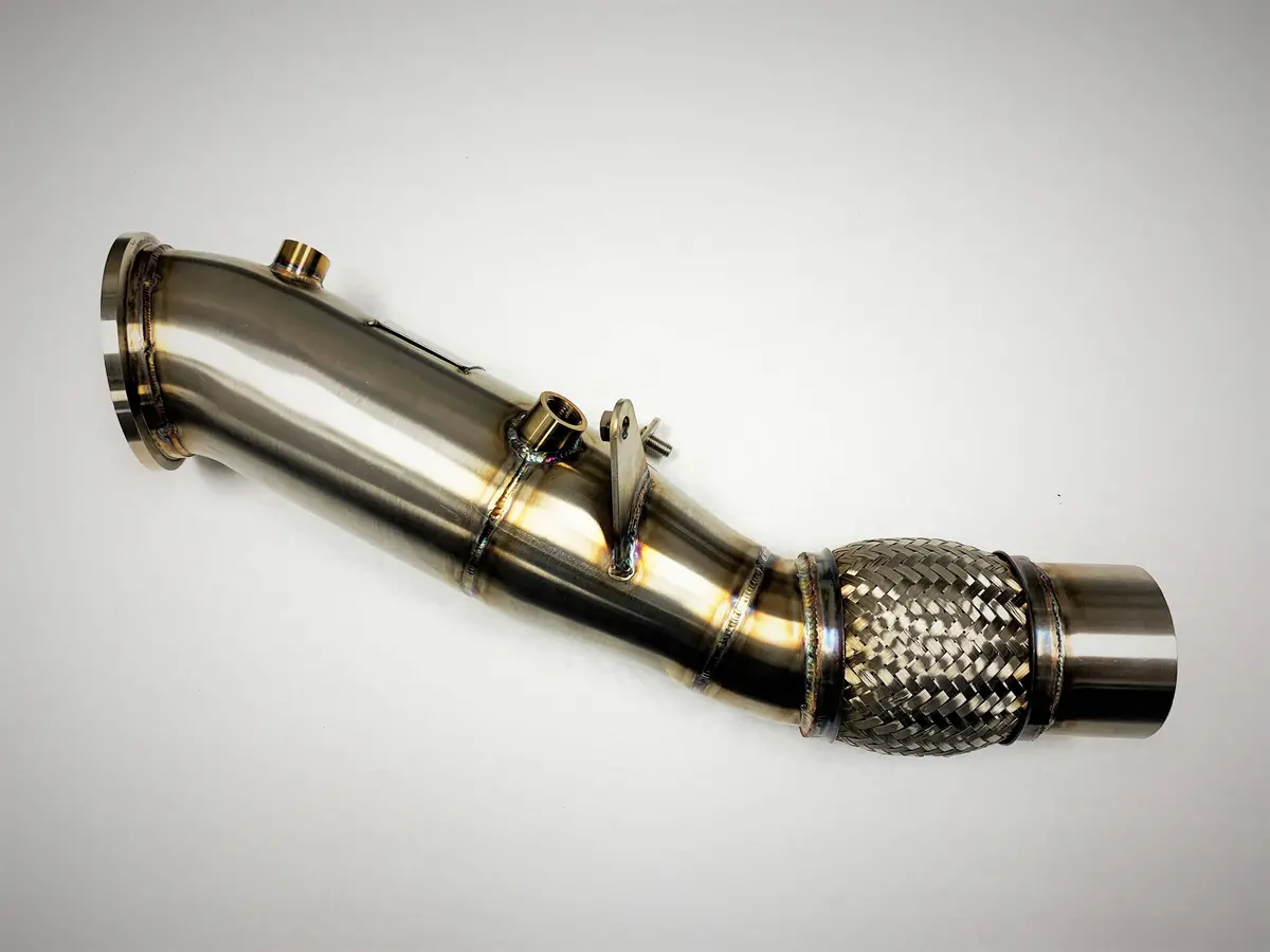 Competition Series 4" Catless Downpipe For The 2022+ 230I B48 Engine 1