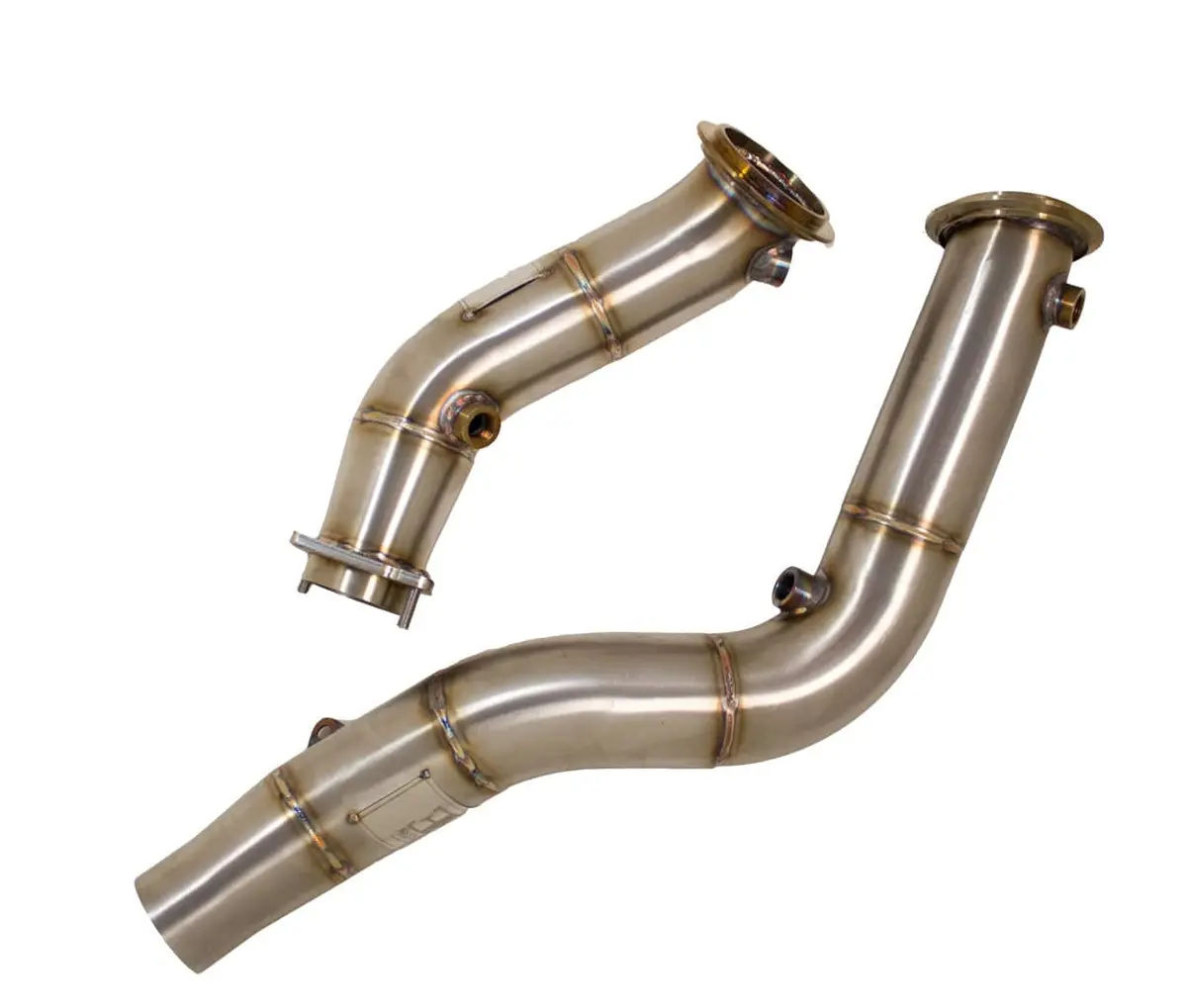 Evolution Racewerks High Flow (Cattless) Downpipes For S55 Engine (M3, M4) 1