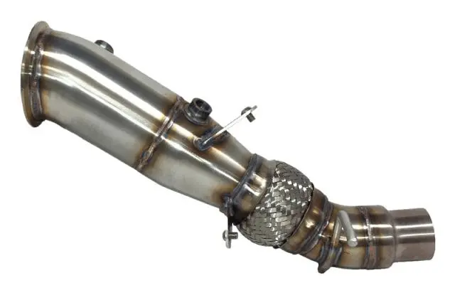 Evolution Racewerks 4" (Catted) Downpipe For N20 Engine (F10, F25, E84, E89) 1