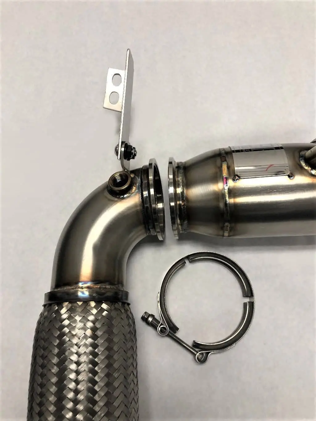 Sports Series 4" High Flow Catted Downpipe For The 2016+ X1/X2/2 Series Gran Coupe B46 Us Spec (4 Cylinder) Engine 5