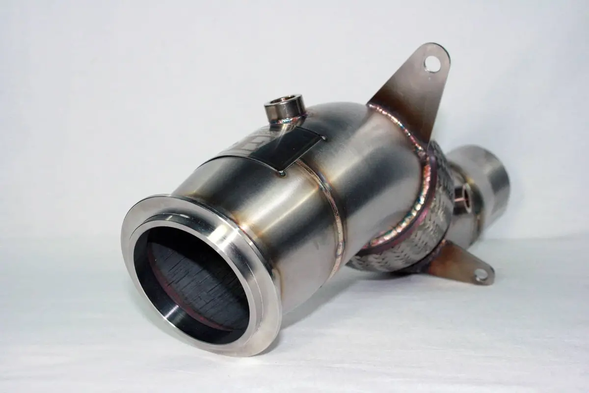 Sports Series 4" High Flow Catted Downpipe For The X5/X6 Series N55 (6 Cylinder) Engine 2