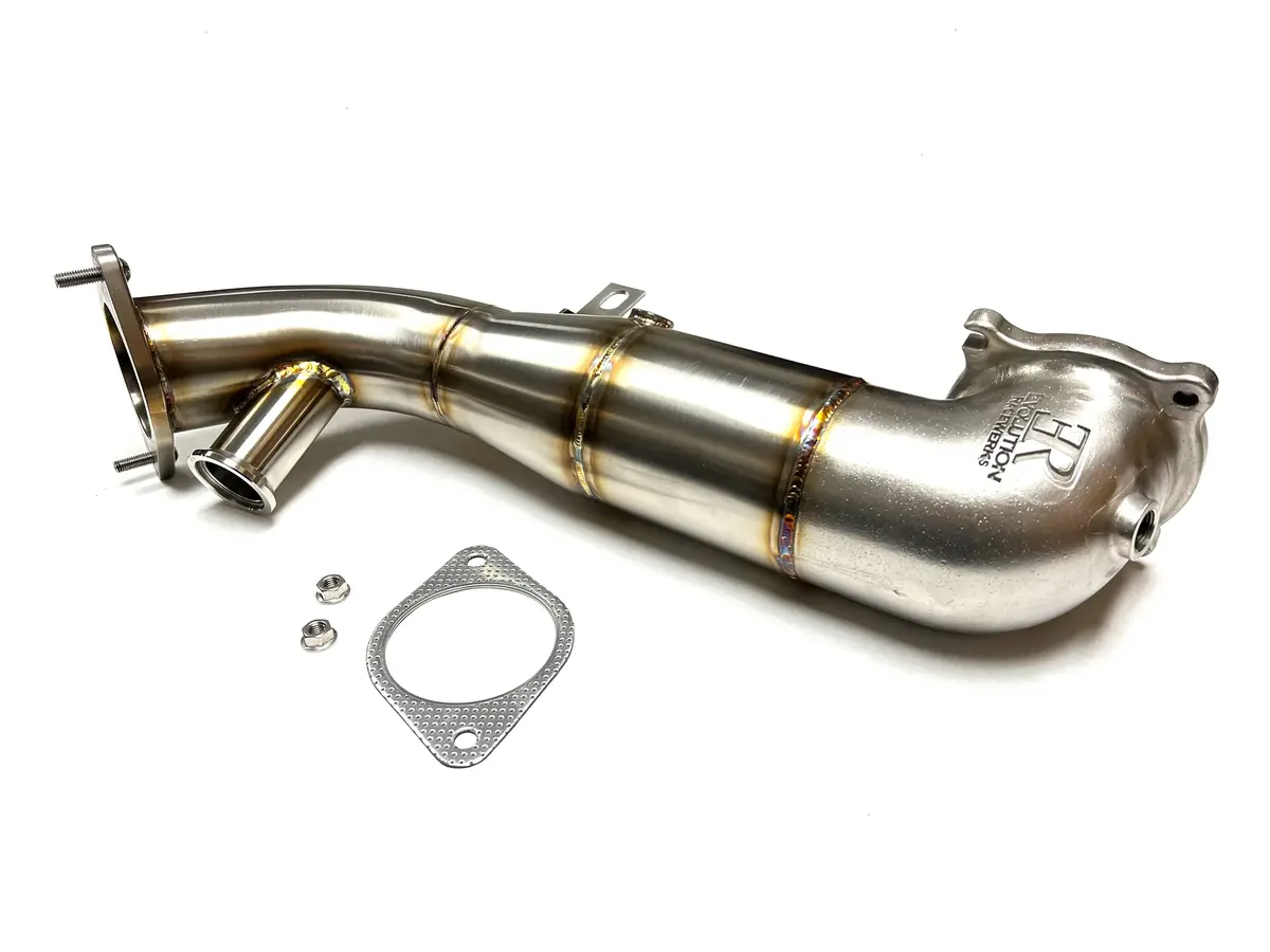Sports Series 4" Metallic High Flow Downpipe For The 2016+ Alfa Giulia / Stelvio 2.0L 1