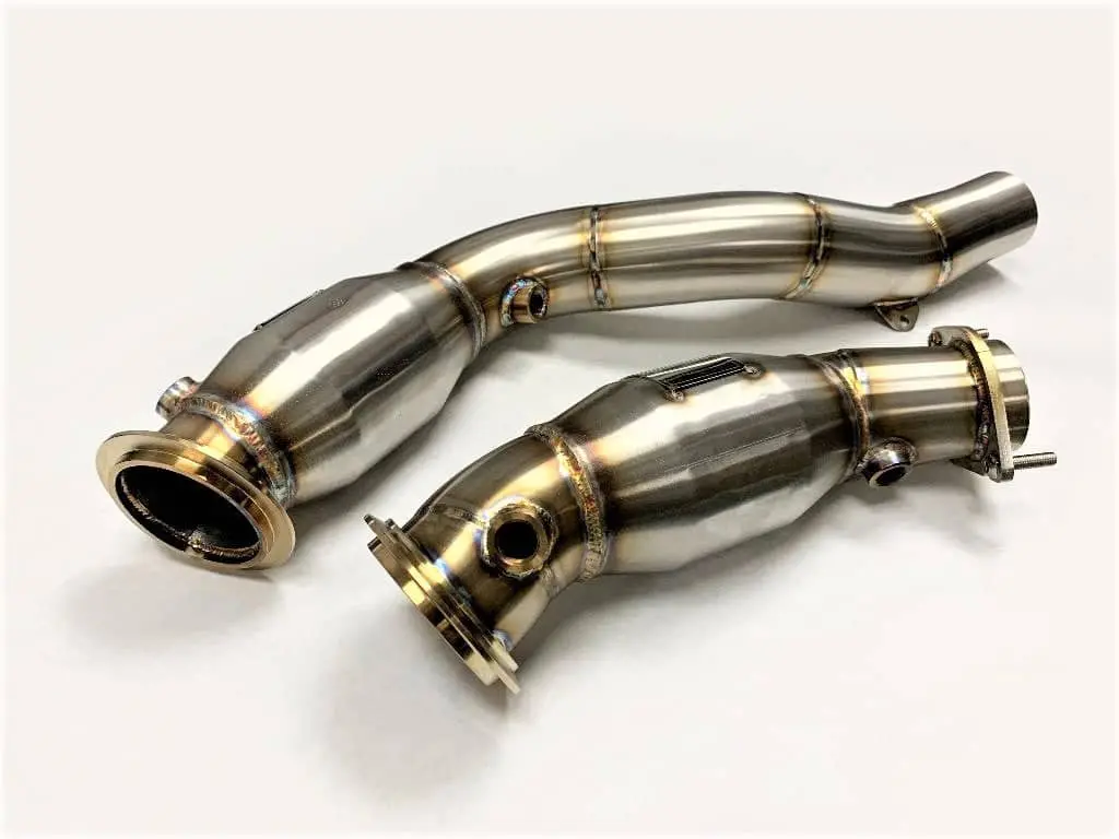 Sports Series High Flow Catted Downpipes 2015-20 M2 Competition/M3/M4 S55 Engine 1