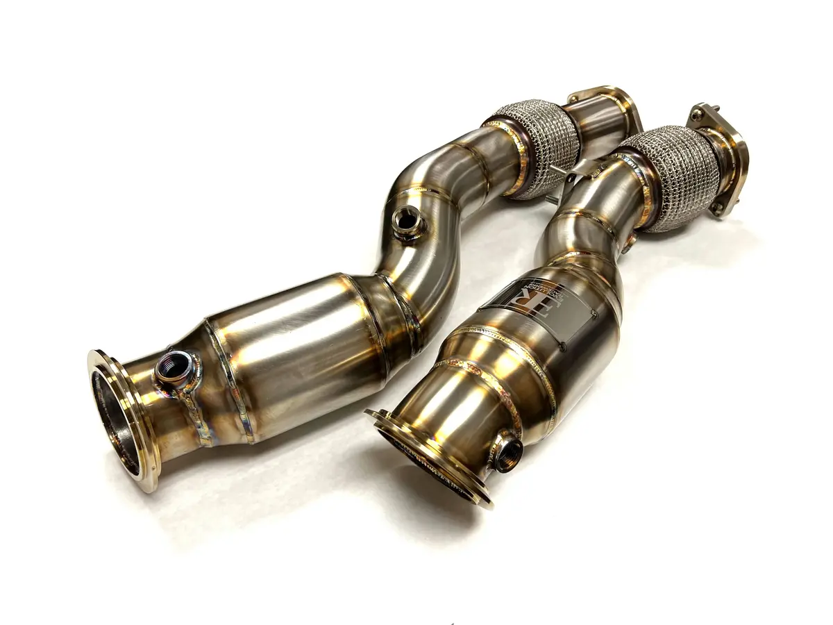 Sports Series High Flow Catted Downpipes 2020+ X3m/X4m S58 Engine 1