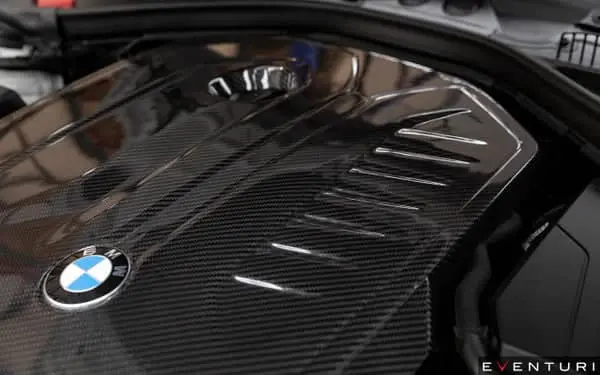 Eventuri Bmw F20 M140i, F22 M240i, F30 M340i B58 Black Carbon Engine Cover 1