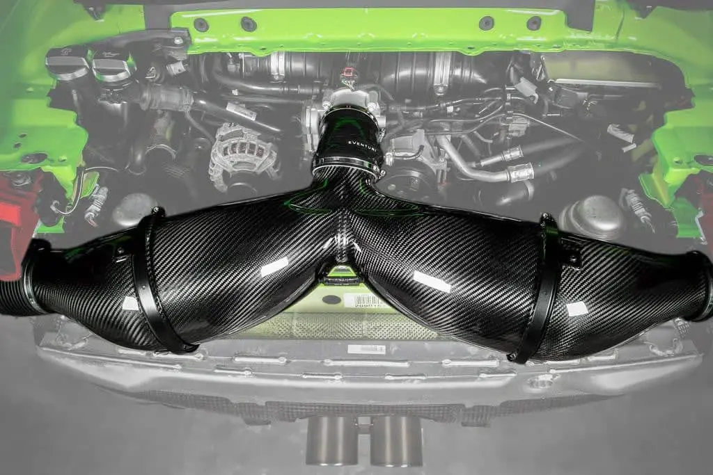 Eventuri Porsche 991 991.2 Gt3 Rs Black Carbon Intake System 1