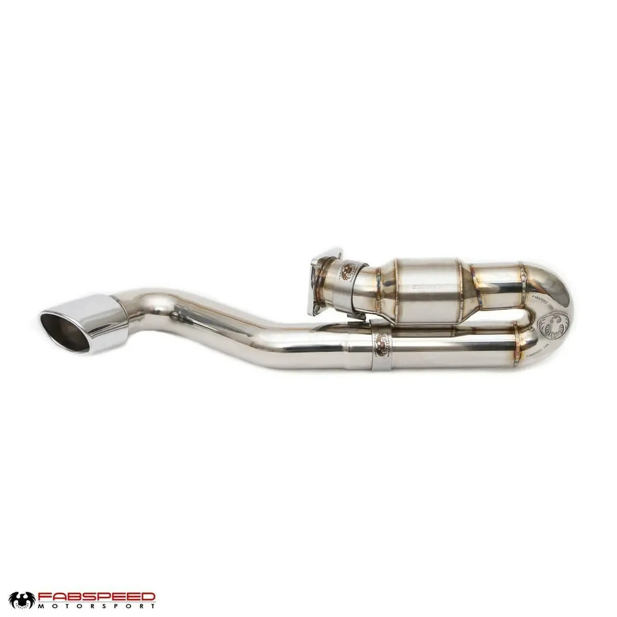 Fabspeed 911 Turbo 930 Sport Muffler Bypass Exhaust System With Catalyst (1976-1989) 2