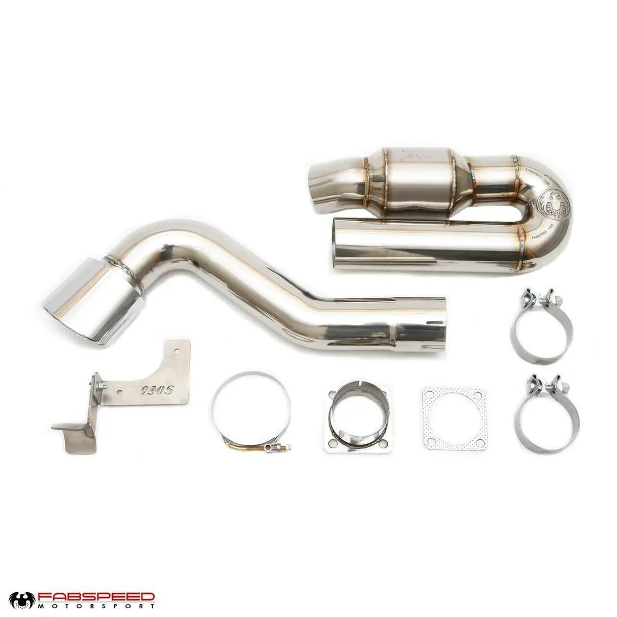 Fabspeed 911 Turbo 930 Sport Muffler Bypass Exhaust System With Catalyst (1976-1989) 1