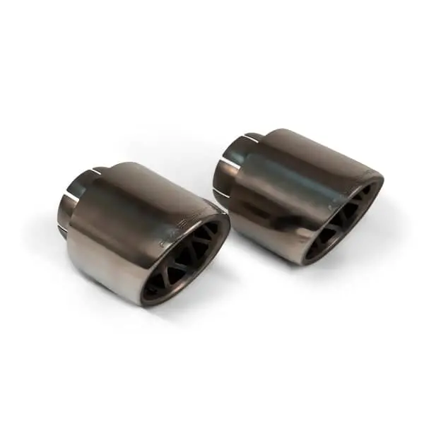 Fabspeed Porsche 958.2 Cayenne Turbo / Turbo S Deluxe Quad Style Tips (2015-2018) 1