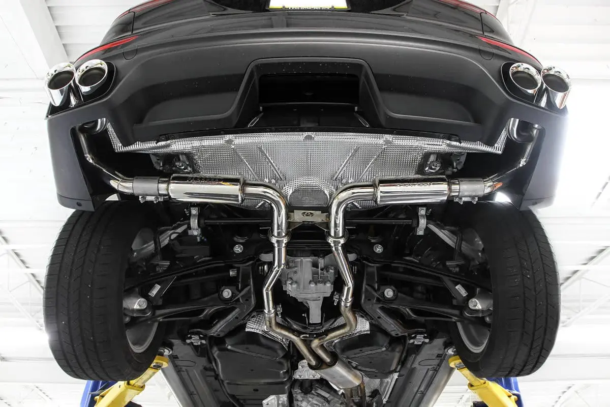 Fabspeed Porsche 958.2 Cayenne V6 Supercup Exhaust System (2015-2018) 1
