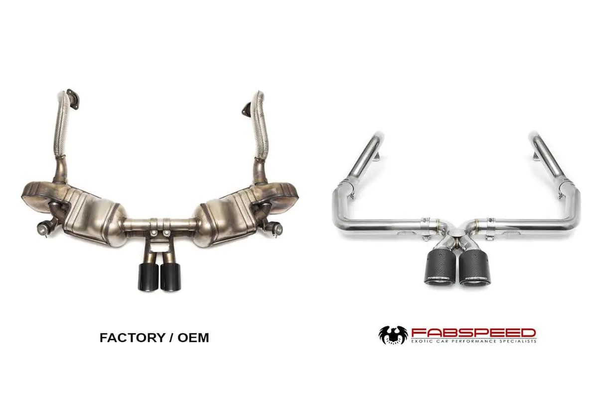Fabspeed Porsche 981 Cayman Gt4 Lightweight Competition Exhaust System 10