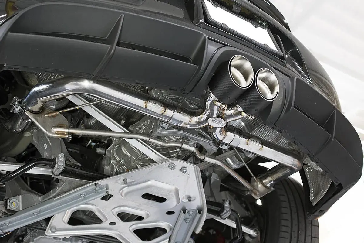 Fabspeed Porsche 981 Cayman Gt4 Lightweight Competition Exhaust System 6