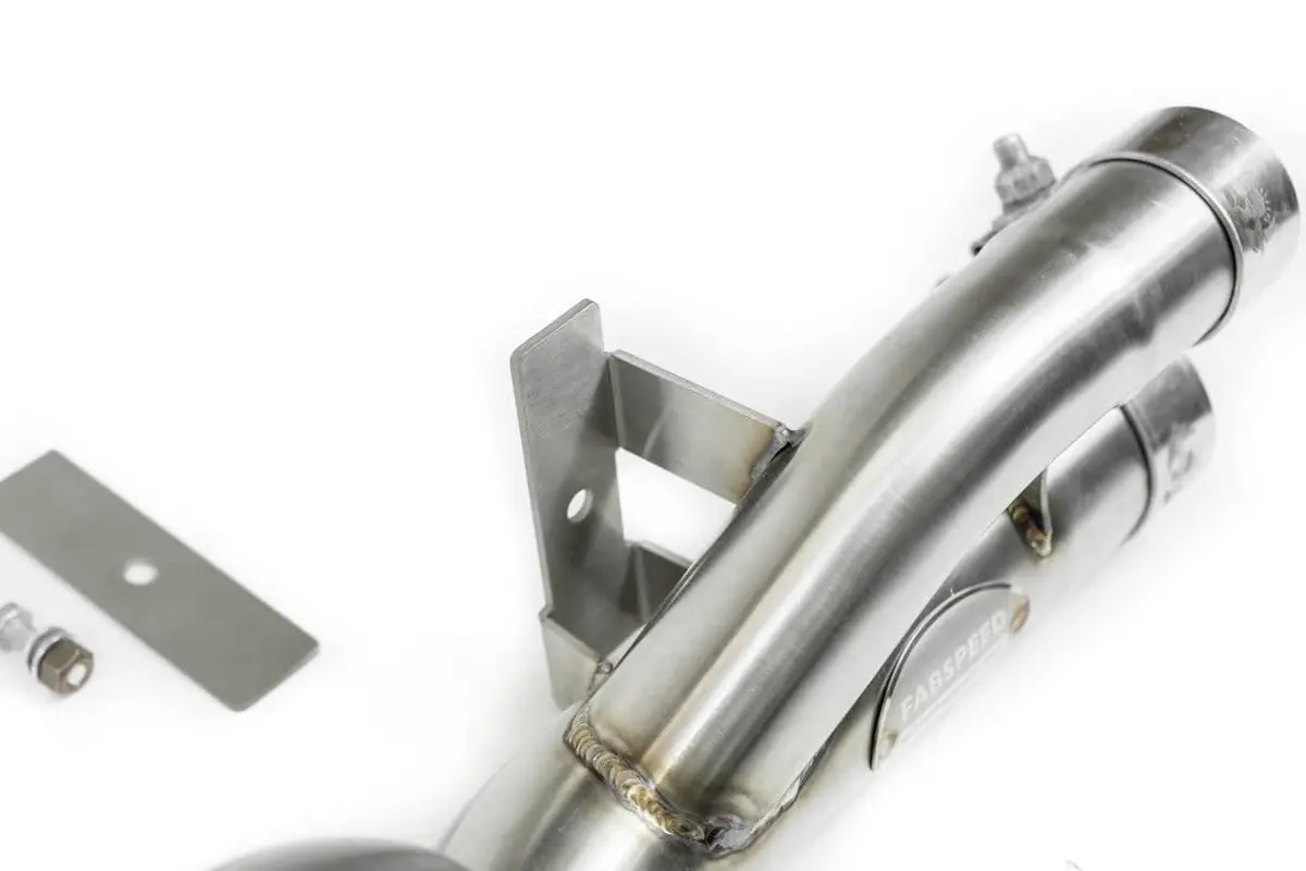 Fabspeed Porsche 991.2 Gt3 / Gt3 Rs Center Muffler Bypass Pipe 2017- 2019 1