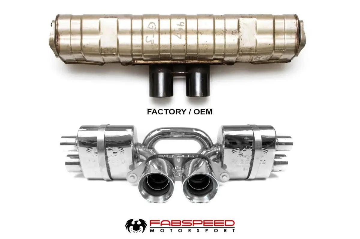Fabspeed Porsche 991 Gt3 / Gt3 Rs Center Mini Maxflo Performance Exhaust System (2014-2016) 3