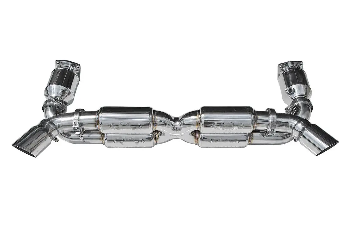 Fabspeed Porsche 997 Gt2 Supersport 70Mm X- Pipe Exhaust System (2008-2009) 1