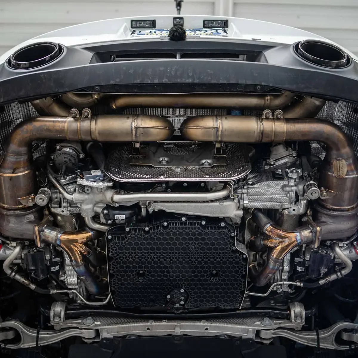 Porsche 992 Twin Turbo / Twin Turbo S Helical Valvetronic Titanium Exhaust System (2021+) 1
