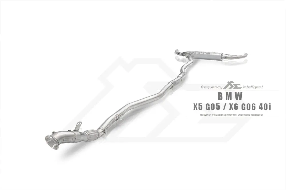Bmw Fi Exhaust G06 X6 40I |B58| 2020+Front Pipe + Mid Pipe + Valvetronic Muffler (Retains Oem Valve Settings - No Remote) 1