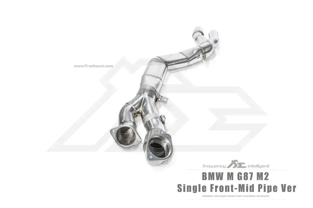 Bmw G87 M2 Single Front-Mid Pipe (Retains Oem Muffler) Exhaust 1