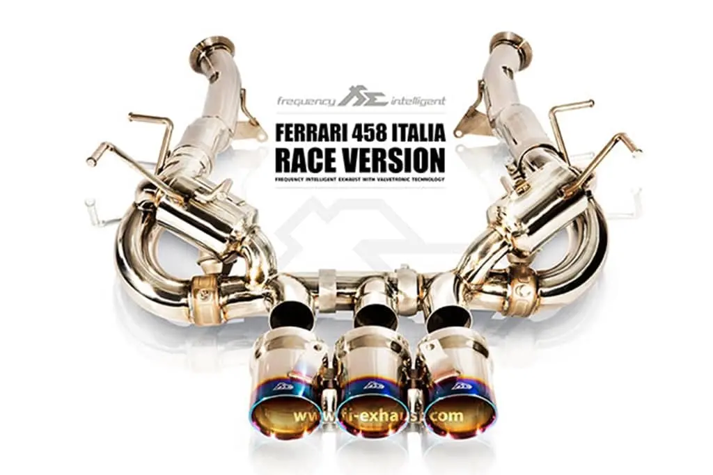 Ferrari 458 Italia/Spyder | Race Version | 2010-2015 Valvetronic Muffler Exhaust 1