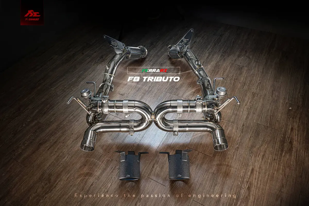 Ferrari F8 Tributo (Opf) | 2019-2023 Valvetronic Muffler Exhaust 1